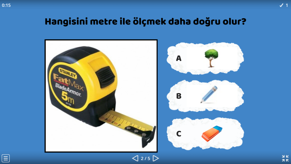 uzunlukları ölçme