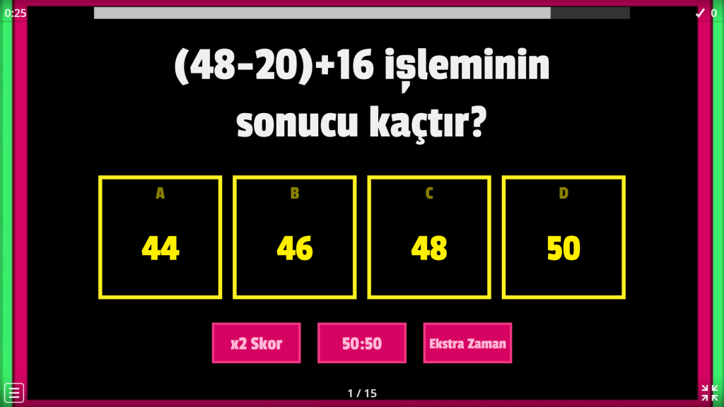 5.Sınıf-matematik-parantezli işlemler konusu ile ilgili oyun oyna